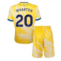 Camisa de Futebol Crystal Palace Adam Wharton #20 Equipamento Secundário Infantil 2024-25 Manga Curta (+ Calças curtas)